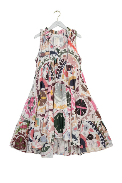 Susani Pink Frill Dress S/M