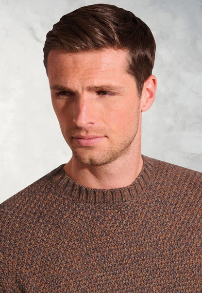 Taylor Rust Twist Crew Neck Jumper