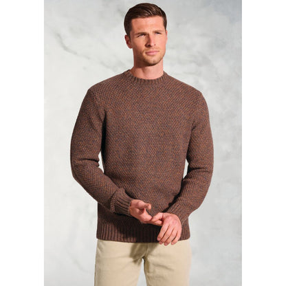 Taylor Rust Twist Crew Neck Jumper