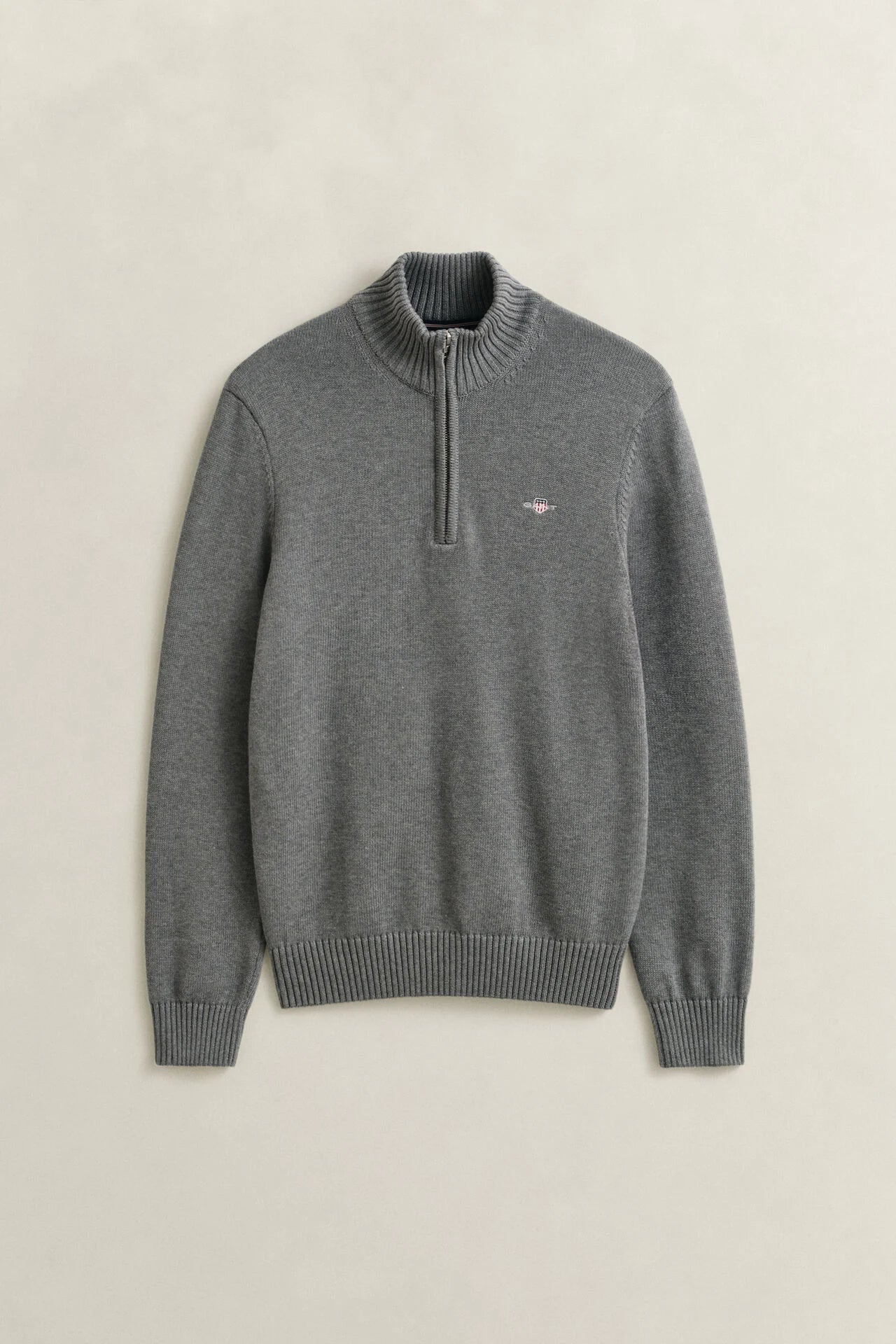Casual Cotton Half-Zip Sweater