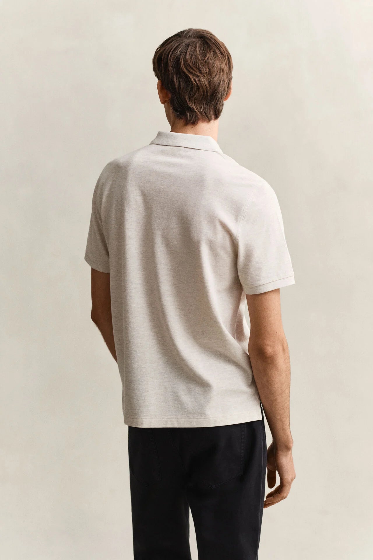 Regular Fit Shield Pique Polo Shirt
