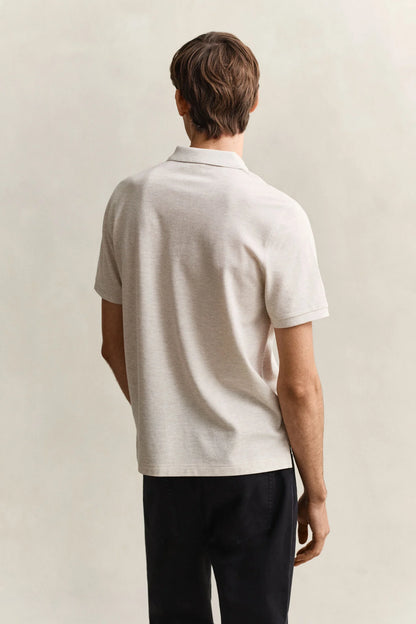 Regular Fit Shield Pique Polo Shirt