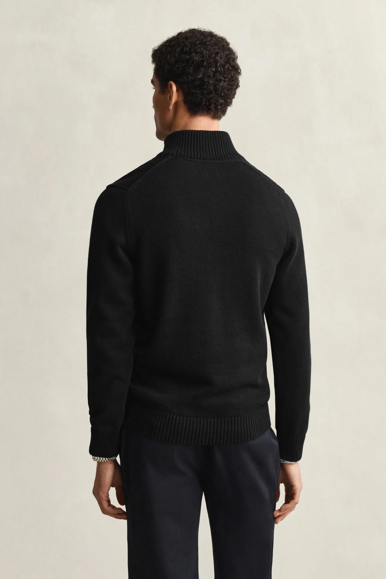 Casual Cotton Half-Zip Sweater