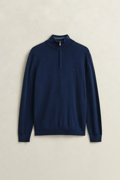 Extra Fine Merino Wool Half-Zip