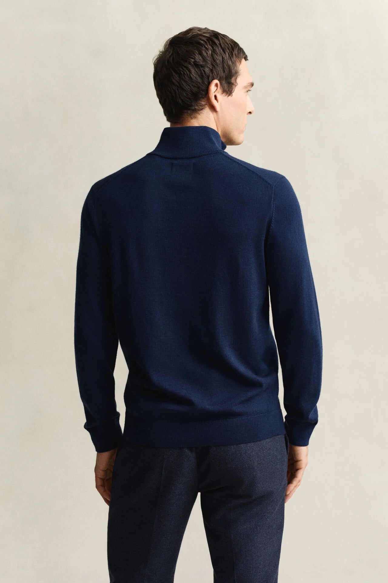 Extra Fine Merino Wool Half-Zip