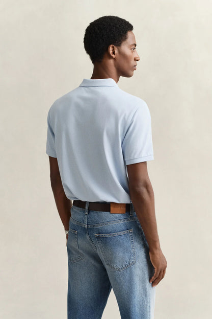 Regular Fit Shield Pique Polo Shirt