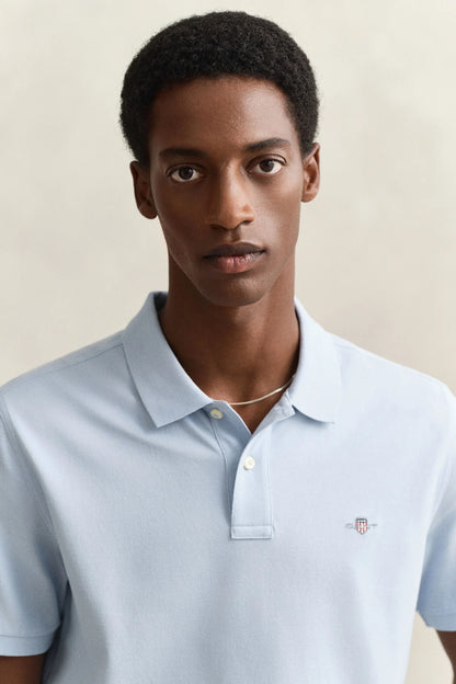 Regular Fit Shield Pique Polo Shirt