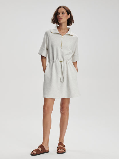 Paisley Half Zip Dress