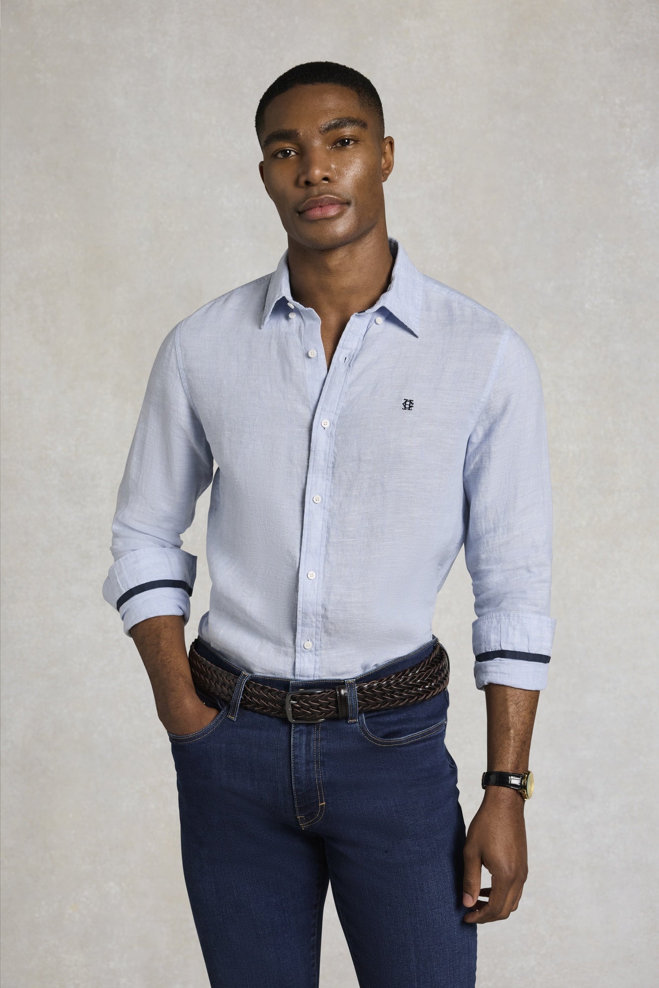 Regular Fit Linen Shirt