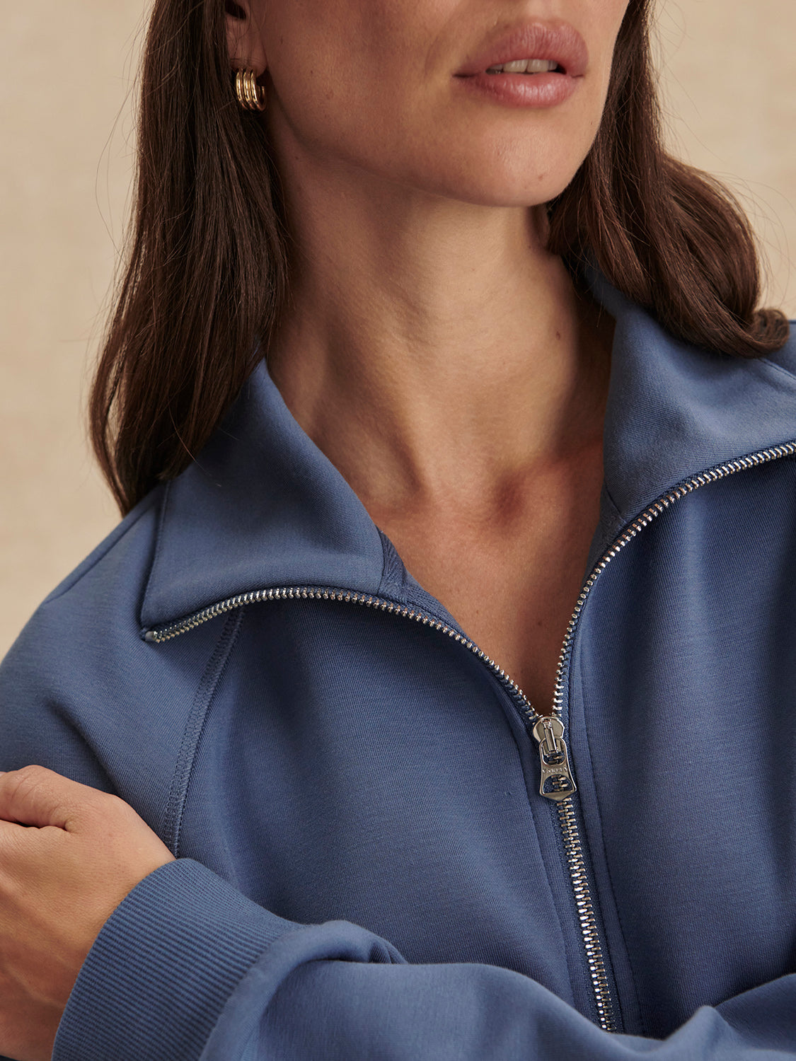 Selene Half Zip Sweat