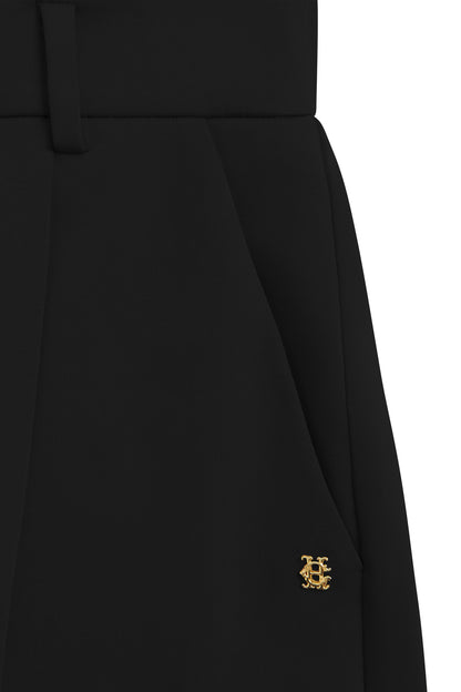 Pleated Wide Leg Trouser