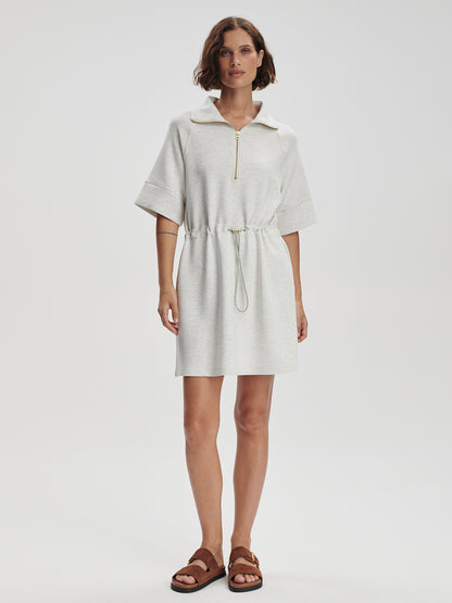 Paisley Half Zip Dress