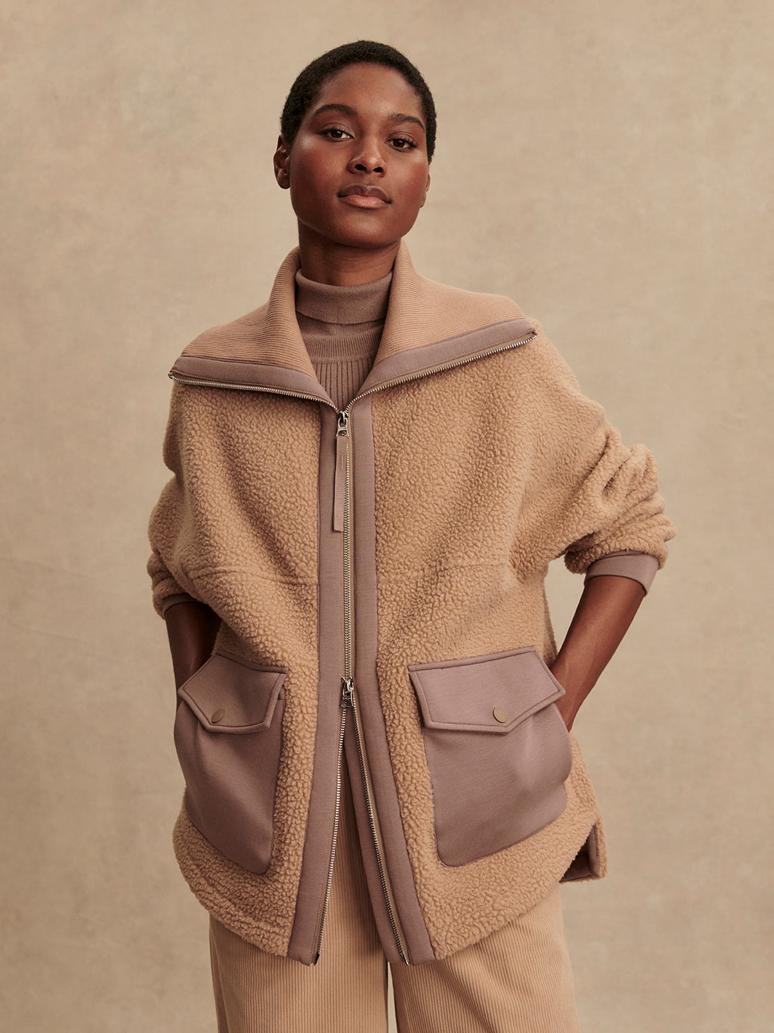 Eleanor Patch Pocket Fleece