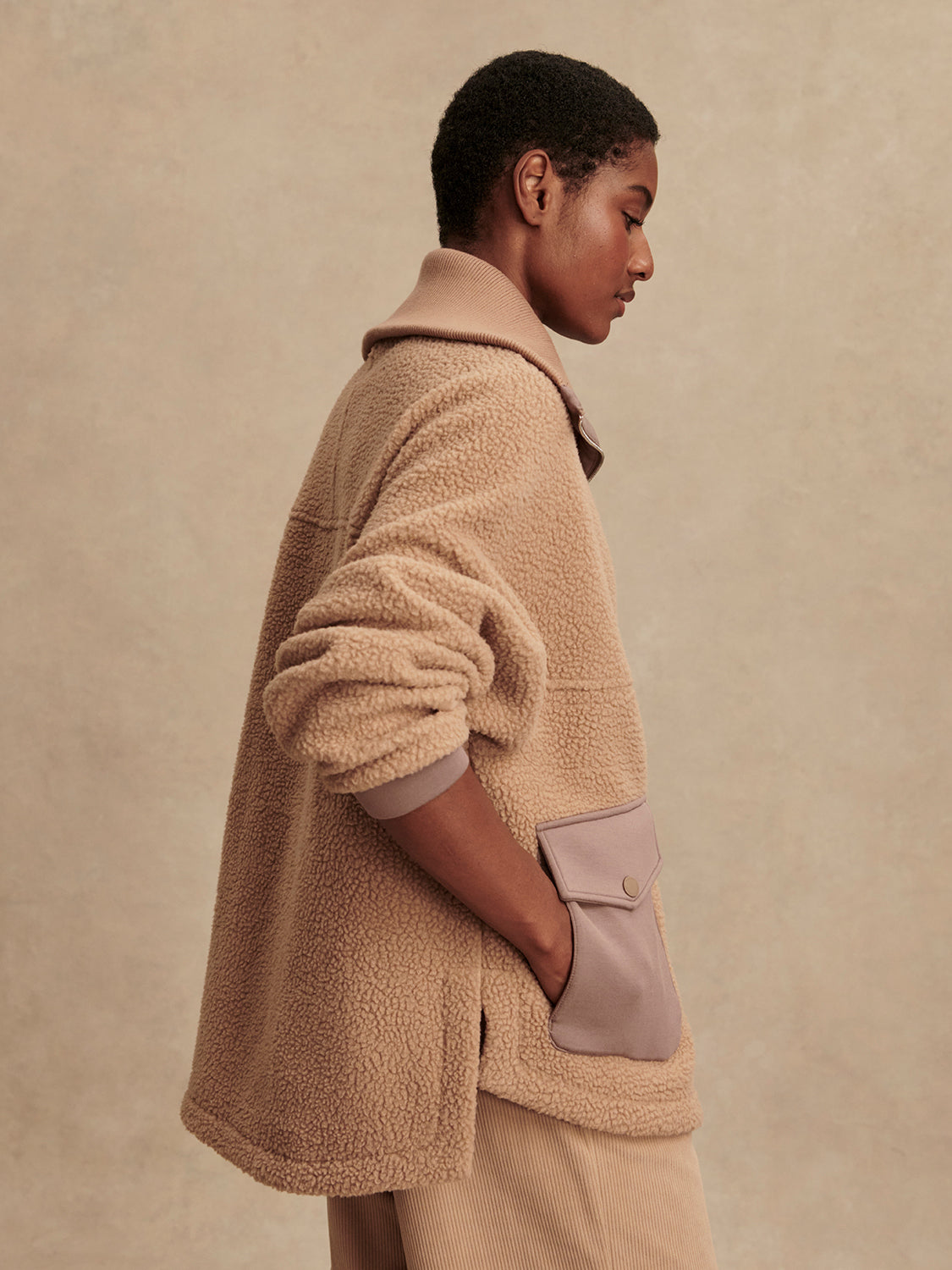 Eleanor Patch Pocket Fleece