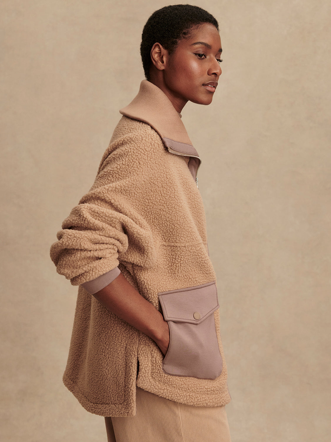 Eleanor Patch Pocket Fleece