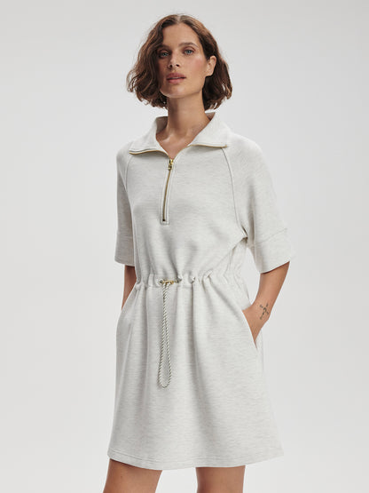 Paisley Half Zip Dress