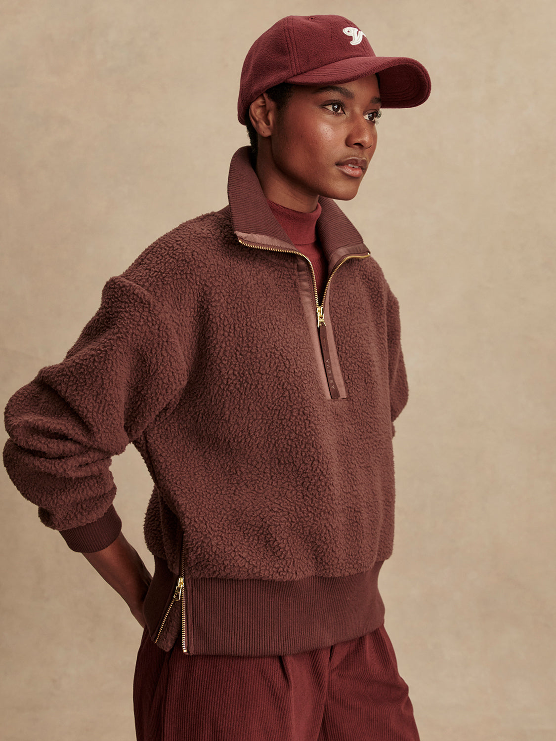 Roselle Half Zip Fleece