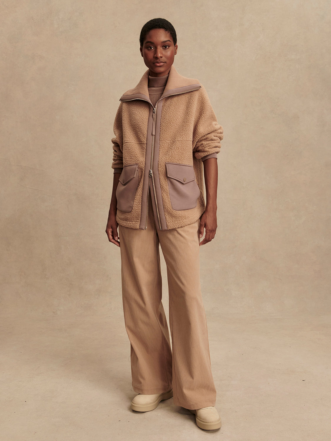 Eleanor Patch Pocket Fleece