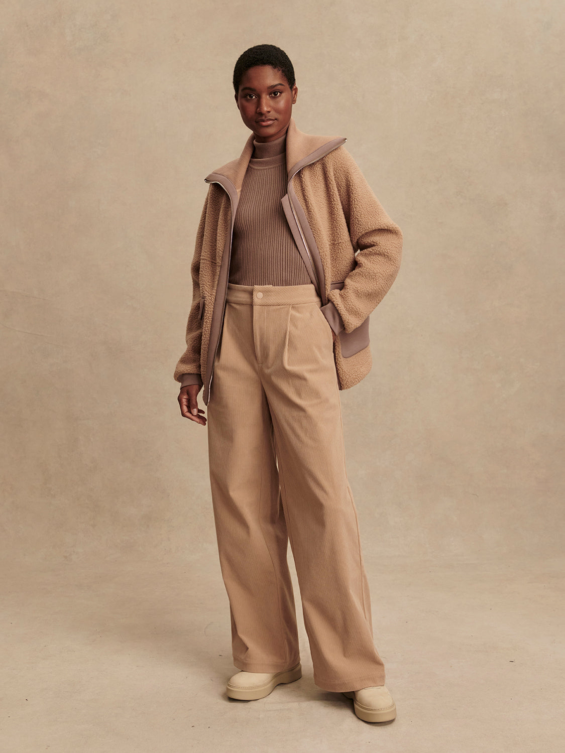 Eleanor Patch Pocket Fleece