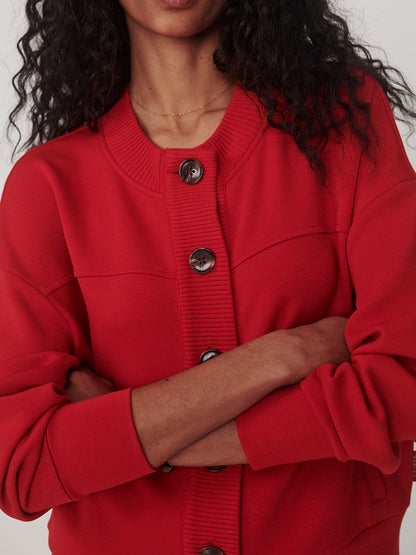 Olwen Button Front Sweat