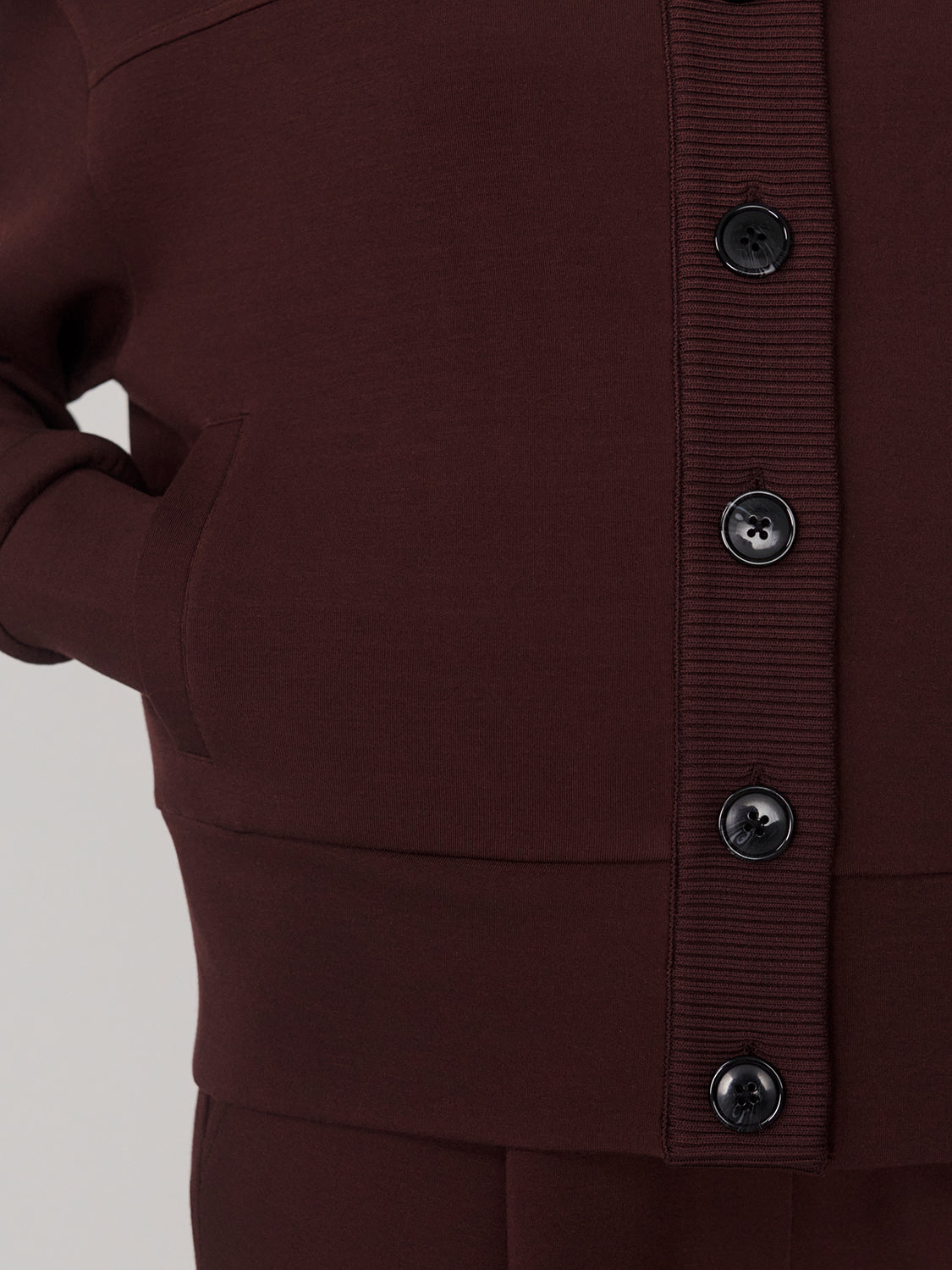Olwen Button Front Sweat