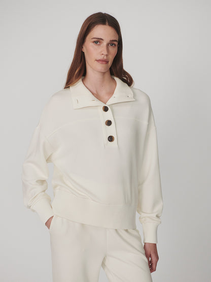 Bronya Button Placket Sweat