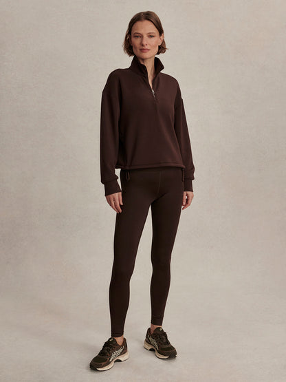Sian Cropped Half Zip Midlayer