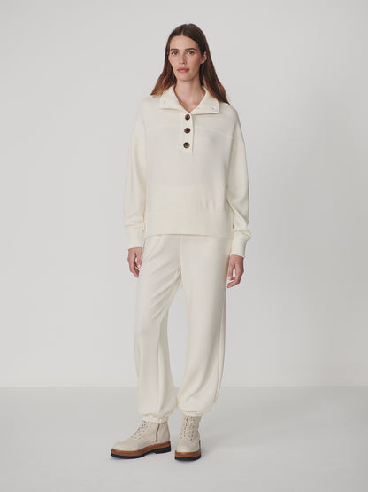 Bronya Button Placket Sweat