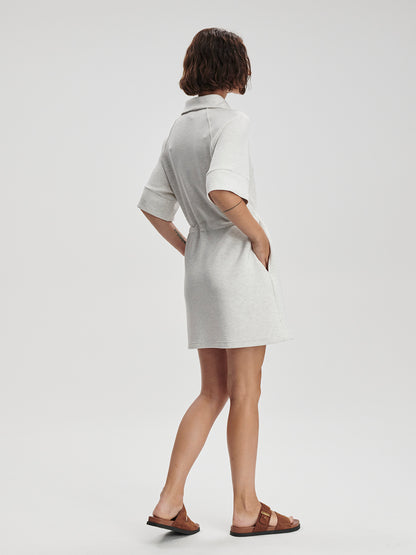 Paisley Half Zip Dress