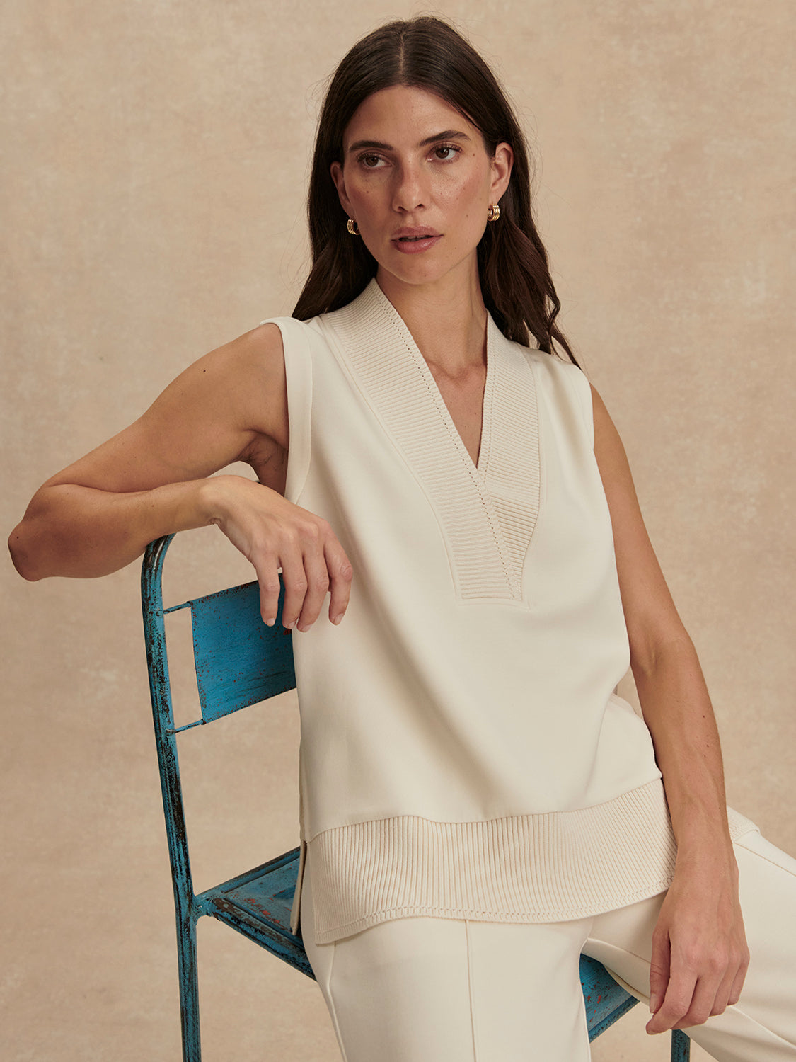 Freida V Neck Tank