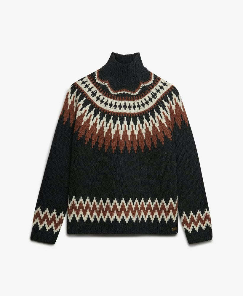 Fairisle High Neck Jumper