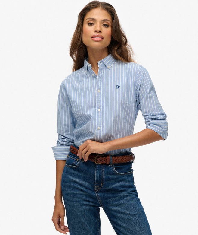 Slim Oxford Button Down Long Sleeve Shirt