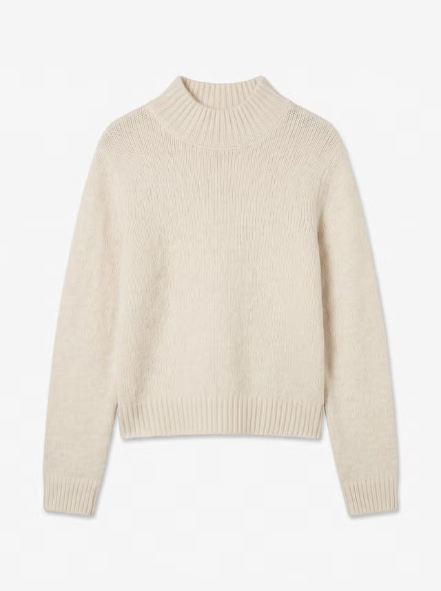 Berry Long Sleeve Highneck Pullover