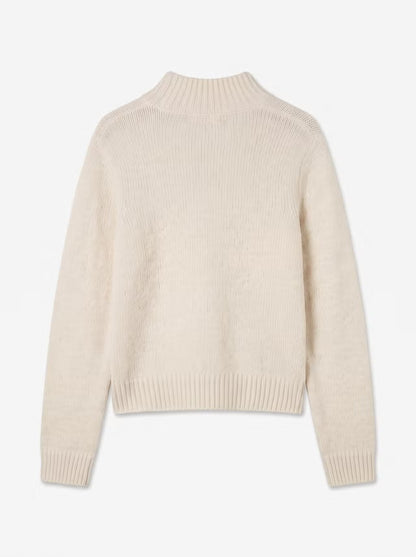 Berry Long Sleeve Highneck Pullover