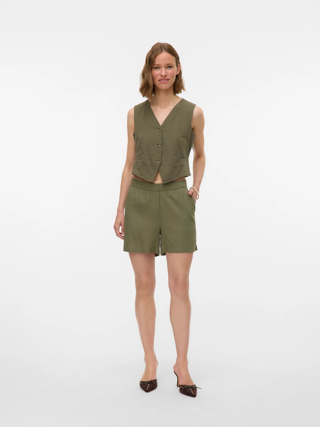 Caia Waistcoat Vest Top