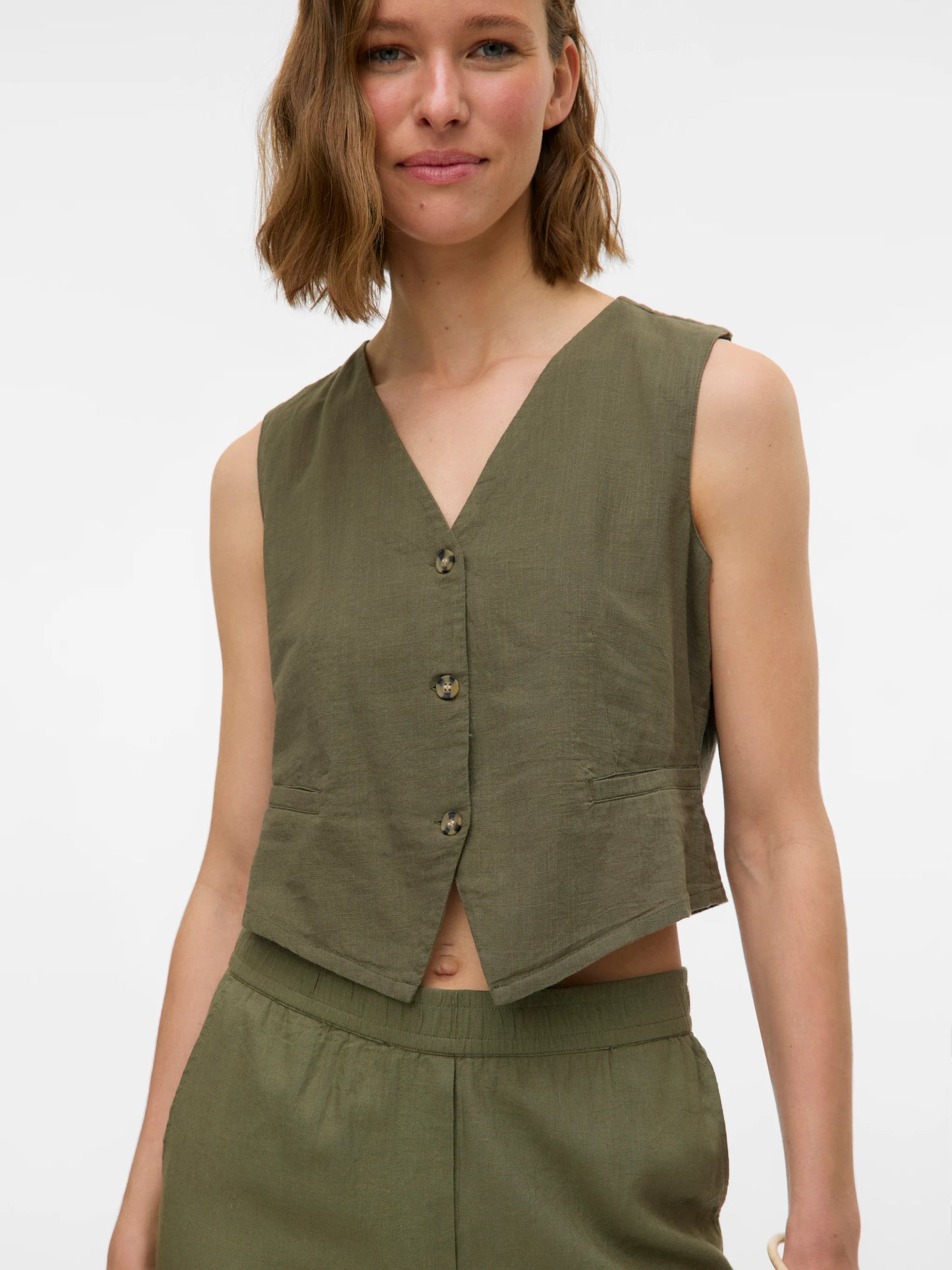 Caia Waistcoat Vest Top