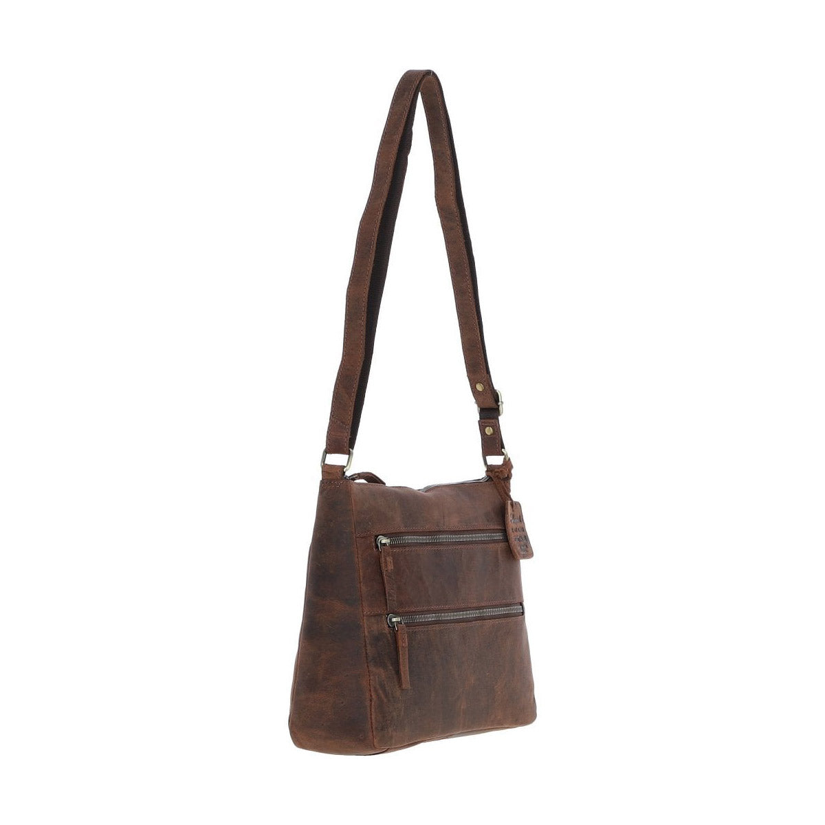 Vintage Ashwood Leather Handbag Mud/brown: Bewdley
