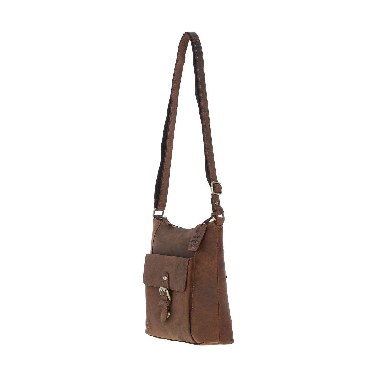 Vintage Equestrian Leather Handbag Mud/brown: Worcester