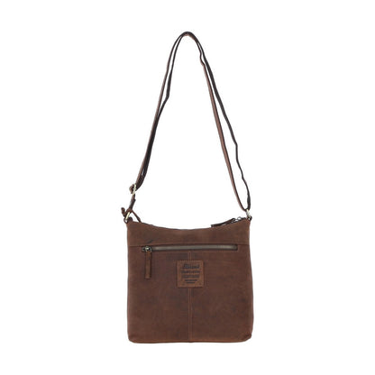 Vintage Equestrian Leather Handbag Mud/brown: Worcester