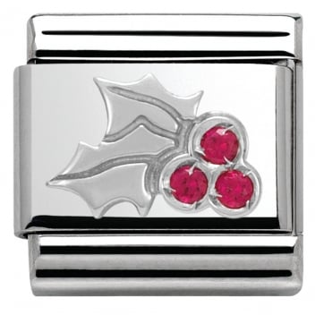 Composable Classic Links Christmas Red Holly (330313/03)