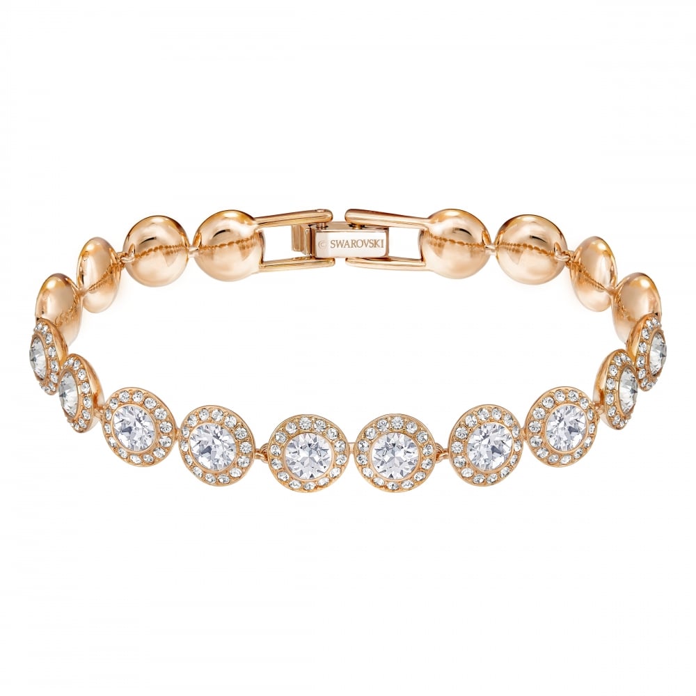 Rose Gold and Crystal Angelic Bracelet