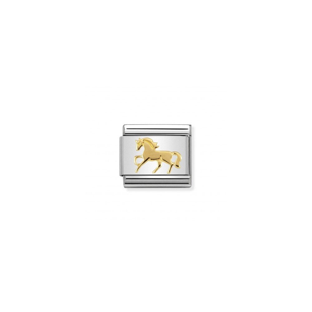Composable Classic Symbols Steel And Gold 750 (26_Galloping Horse)