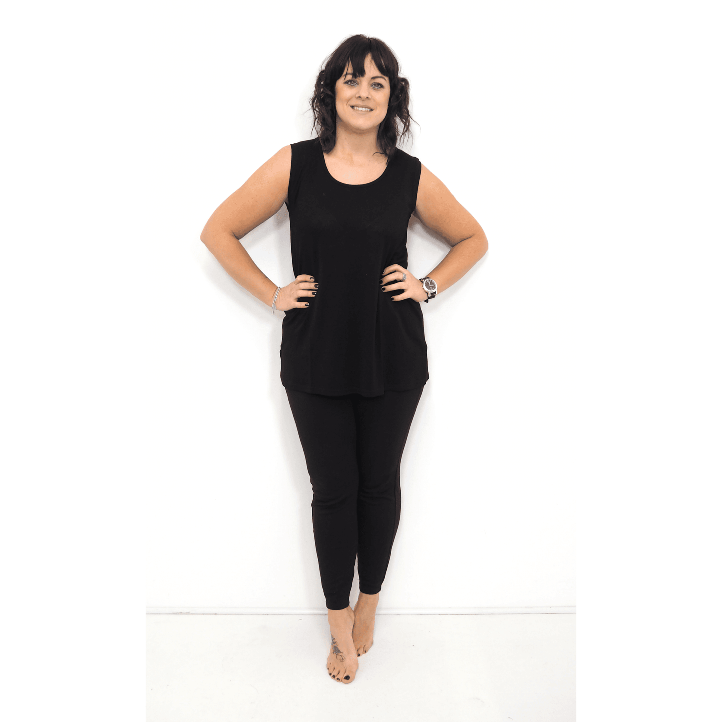 Elta Woven Sleeveless Top
