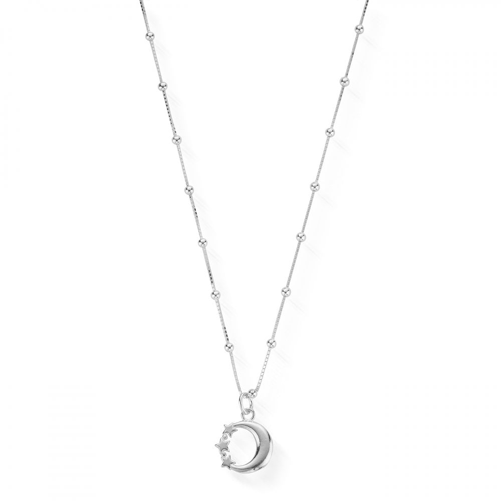 Newbie Necklace with Moon and Star Pendant