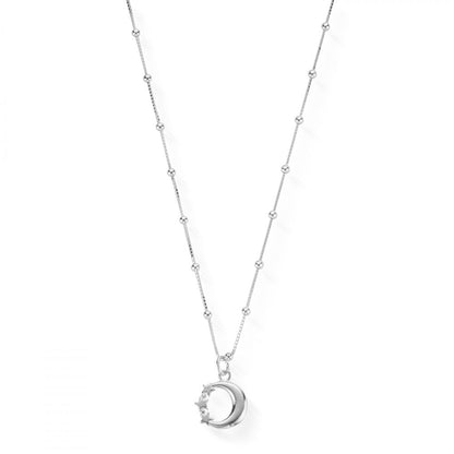 Newbie Necklace with Moon and Star Pendant