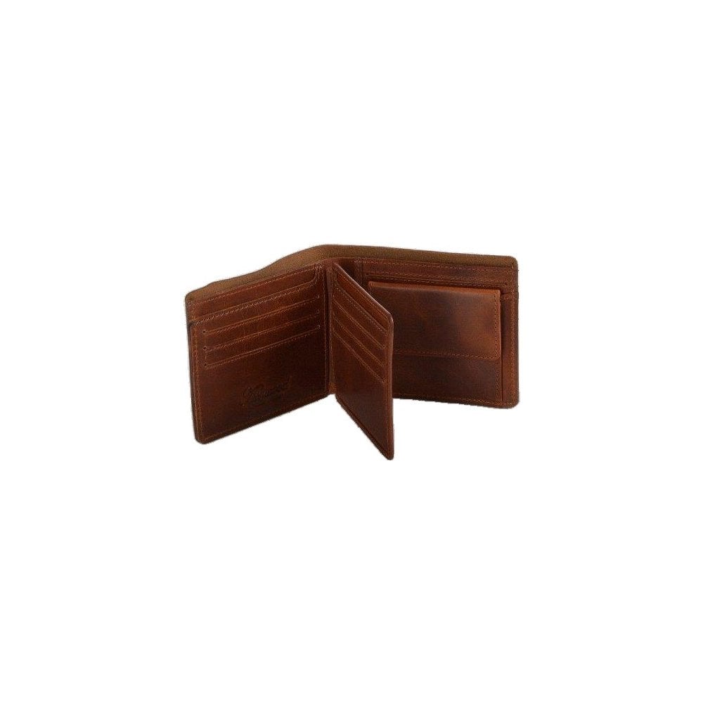 Men's Leather RFID Protected Wallet - Chestnut