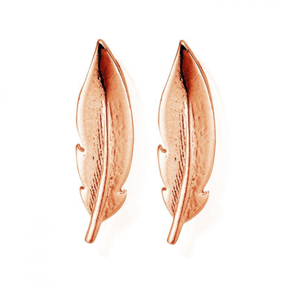 Cuff Feather Earrings