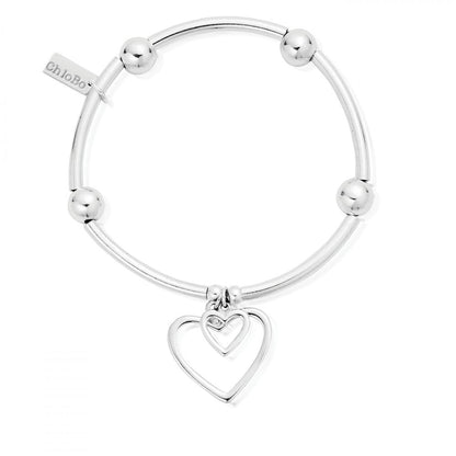 Noodleball Double Open Heart Bracelet SBNB007028