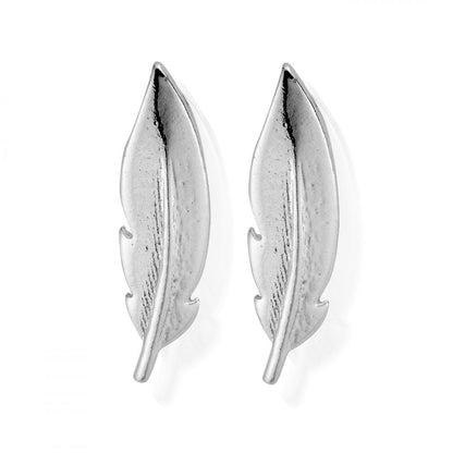 Cuff Feather Earrings