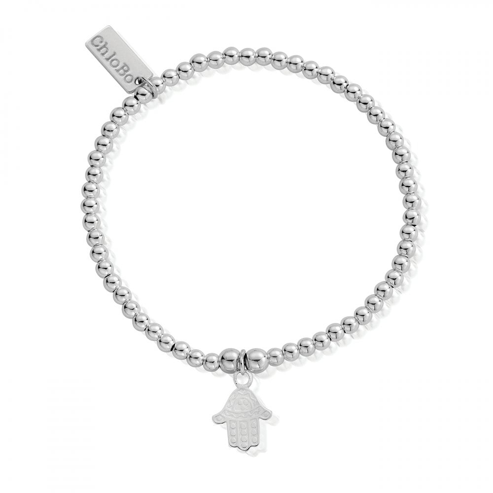 Cute Charm Decorated Hamsa Hand Bracelet
